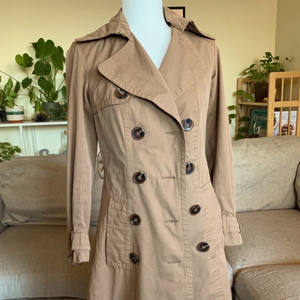 ZARA Basic Trench Coat- Small